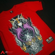 ARTSHIRT KAPITAL x SIXEN ART CLOTHING QUEEN OF PAIN RED T-SHIRT