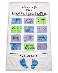 Jump to Conclusions Mat Office Space 24 x 40 in.