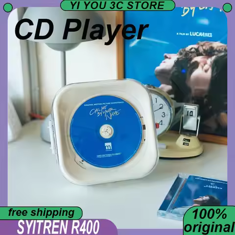 SYITREN R400 CD Player Wireless Bluetooth CD player Wired Music Player SC6137D M93BG6DECK Wall Mount