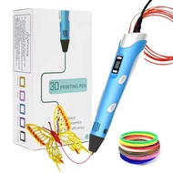 3D Pen Set PLA Printing Doodle Arts Craft Drawing USB Pen Set LCD V2 Education RBT Starter Kit 3D Pr