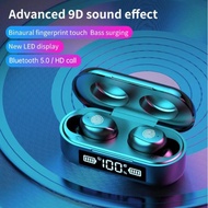 [FREE POUCH] F9-6 Earbuds Bluetooth Earphone Wireless Earphone Wireless Earbuds TWS 5.0 Stereo Heads