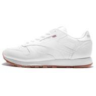 Reebok Casual Shoes CL LTHR Classic Leather White Rubber Sole Women's [ACS] 49803