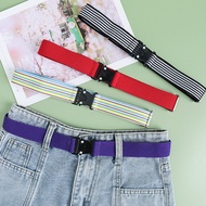 Belt Belt Buckle Adjustable Length Men Women Style Elastic Braided Belt Elastic Belt Waist Seal Elas