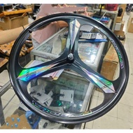 Triple spoke fixie 700c exodus alloy bearing front rims