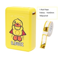 D110เครื่องพิมพ์ฉลากม้วนกระดาษเครื่องพิมพ์ฉลากความร้อนแบบพกพาขนาดเล็ก Hangul เครื่องพิมพ์ฉลากบลูทูธส