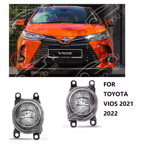 FOR LED toyota vios 2021 2022 Front Bumper Fog Light Lamp foglight foglamp