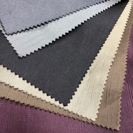 ADEL TINY STRIPE Kain Langsir Blackout Bidang 126” Potong Meter Embossed Shiny Curtain Fabric (Langsir Corak Jalur)