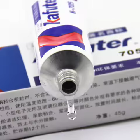 Kafuter K-704 705 704B RTV Silicone Rubber Electronic Glue Sealant White balck Transparent Silicone 