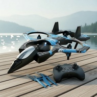 K500 MAX Jet RC Plane Toy: 360° stunts, automatic hover, and remote control K500 MAX Jet Kapal Terba