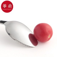 /10Y Spoon/scraping Spoon AA1S65-scraping Apple Puree Spoon Stainless Steel Complementary Food Table