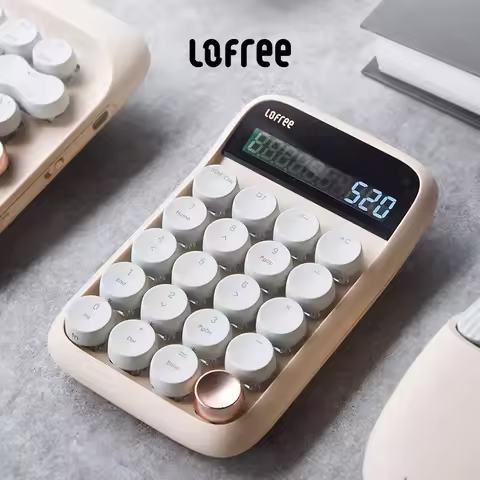 New LOFREE Bluetooth numeric keyboard retro fashion calculator financial office counting machine ext