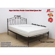 Yi Success Modern Super Bed Base Metal Queen Bed Frame / Durabe Metal Queen Size Bed Frame / Katil Q