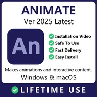 Adobe Animate 2025 Windows/MacOS Fast Response Lifetime Installer