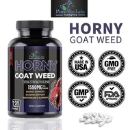 100% Original Products.120 Capsule. Horny Goat weed Supplement. Contains Maca,Arginine, Ginseng, Tongkat Ali Extract