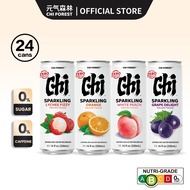 Chi Forest 元气森林 Zero Sugar Soda Sparkling Water 330ml × 24 Cans  (Genki Forest)
