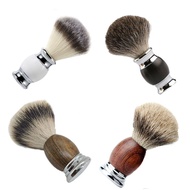 Resin Metal Shave Brush Handle Barber Synthetic Badger Hair Shaving Brush