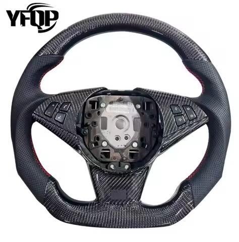 for BMW Old E60 5 Series 6 Series M6 M5 Custom Steering Wheel Carbon Fiber Leather