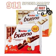 [911]m Kinder Bueno (Choco/White) Bars (T2x3) FlowPack 117gm