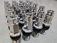 🇩🇪🛞🏁Benz Audi Volkswagen PorscheForged Silver Mangu Racing Lug Bolt set 🇩🇪歐款車輕量鍛造螺絲