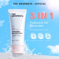 The Originote Hyalucera Gel Sunscreen SPF 40 PA+++ 3in1 Prime|moist|protect Sunscreen with Light Gel