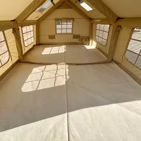 8㎡ Coody Tent Special Carpet Solid Color Light Luxury French Cream Wind Blanket High Sense Moisture-