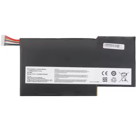 11.4V 64.98Wh 5700mAh New BTY-M6J Laptop Battery For MSI GS63VR GS73VR 6RF-001US BP-16K1-31 9N793J20