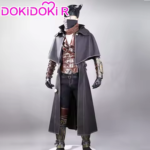 Gehrman Cosplay Costume Game Bloodborne Cosplay【S-3XL】DokiDoki-R Men Hunter Costume Suit Gehrman Cos