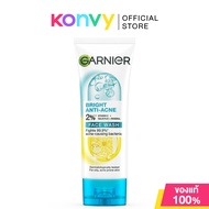 Garnier Skin Naturals Bright Complete Anti-Acne Cleansing Foam 100ml การ์นิเย่ ผลิตภัณฑ์โฟมทำความสะอ