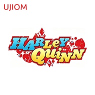 UJIOM Harley Quinn Decorative Font Wall Sticker HD Pattern Waterproof Vinly Decal Personality Suitca