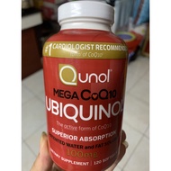 Qunol Mega Coq10 Ubiquinol 100mg 120 pills