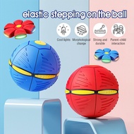 【SG】🔥Ufo Ball Outdoor Frisbee Ball Magic Flying Saucer Ball Bounce Ball Toy Birthday Gift with 3 LED