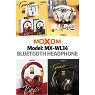 MOXOM (Model: MX-WL34) Bluetooth Wireless Headphone (With TF Card Slot / 3.5mm)