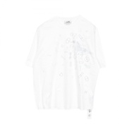 【二手】愛馬仕 FRAGMENTS EQUESTRES T卹，XL碼，白色，純棉，男款，全新未使用