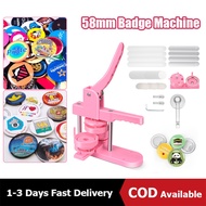 ⚡️Local Shipping⚡️ Button Badge Maker Machine,58mm Mold DIY Badge Pin Maker Machine Kit With 100pcs 