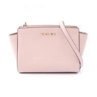 【二手】Michael Kors Selma 單肩包/手拿包，35H8GLMM6L，粉紅色皮革，女士，二手