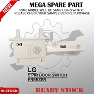 LG REFRIGERATOR FREEZER DOOR SWITCH 5 PIN