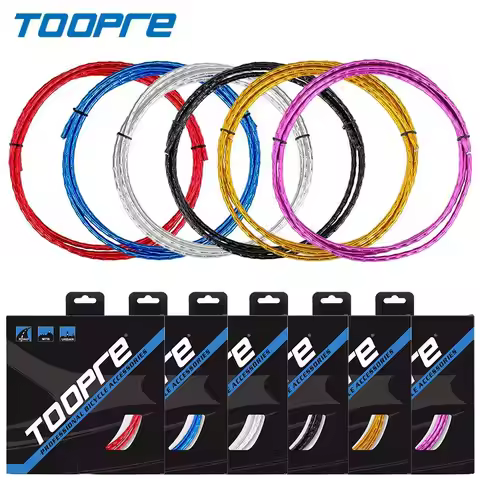 TOOPRE Mountain Bike Slub Line Pipe Suit EIEIO Aluminum Alloy Shift/Brake Oil Filled Fishbone Cable 