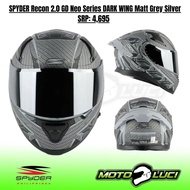 SPYDER Full-face Helmet with Dual Visor Recon 2.0 GD NEO Series DARKWING
