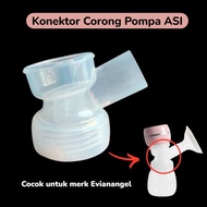 Evianangel Breast Pump Funnel Connector evianangel breast pump funnel body/ Tee Evianangel funnel ev