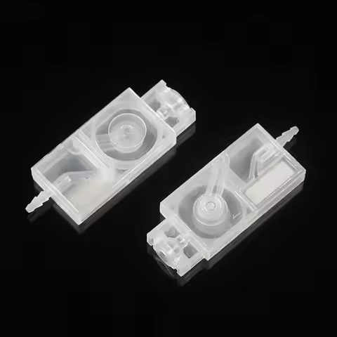 Damper for Epson UV DTF DTG DX5, XP600 print heads, transparent ink bag connected to 3X2mm ink tube