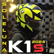 หมวกกันน็อค AGV K1 S !!320SP #38 MATT BLACK M (57-58)