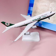 EVA Air Boeing 747 Airplane Model 1/400 Scale - Beautiful Glossy Solid Metal Airplane Model