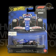 Miniverse - Hotwheels Premium F1 Visa Cash APP RB (22) blue model car