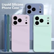 Liquid Silicone Phone Case For Apple iPhone 17 Air Pro Max Shockproof Soft TPU Bumper Phone Protecto