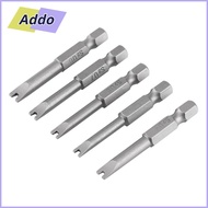 ADDO.PH 5 PCS U Shape Screwdriver Bits, 1/4 Inch Hex Shank Magnetic U Type Drill Bits, U4 U5 U6 U7 U