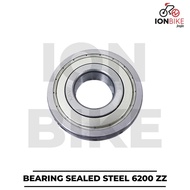 MESIN Bearing 6200 ZZ Laker Bearing Sealed 6200ZZ 10x30x9 mm 10mm 30mm 9mm 10 x 30 x 9 Motorcycle En