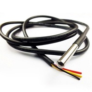 DS18B20 Stainless Steel Package Waterproof 1M DS18b20 Temperature Probe Temperature Sensor 18B20 wit