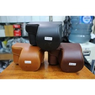 Leather case leather bag sony A5000 A5100 A6000 A6300 brown color