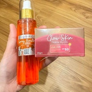 Amora combo Spray Pemutih + Sunscreen