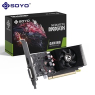 SOYO GT1030 Graphics Card 2GB GDDR5 64Bit GP108 Core Single Slot Low Profile GPU, 30W Low Power HDMI